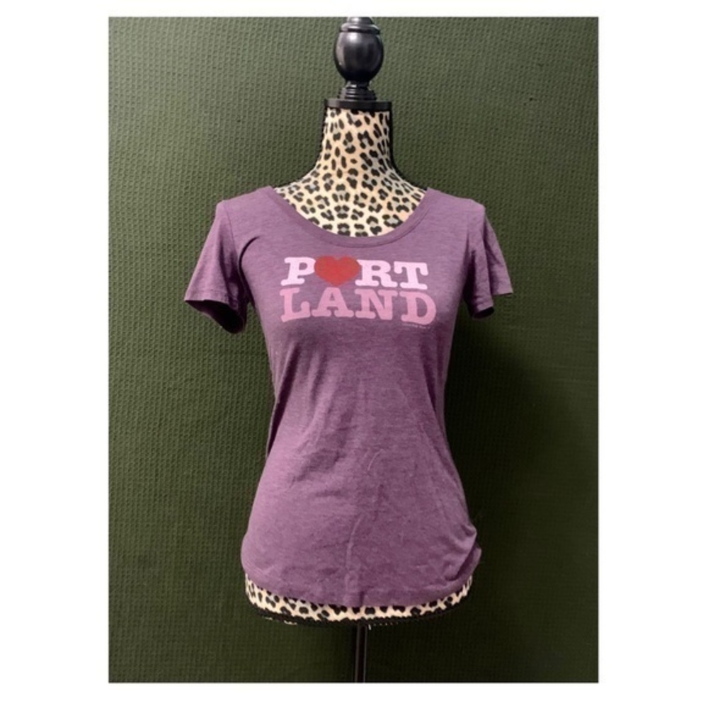 Purple Portland Tee